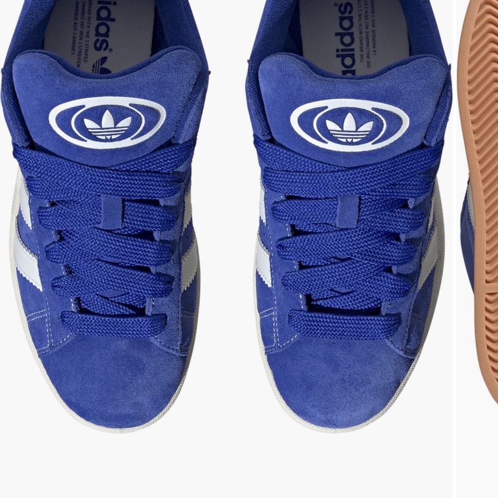 Adidas Men's Blue 00 Campus Shoes - Picture 3 of 15